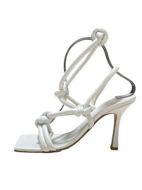 Bottega Veneta Leather Strap Sandals White 36.5